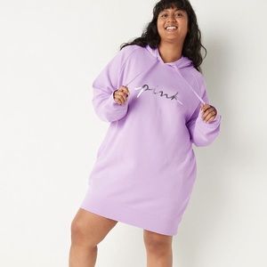 Pink VS sweatshirt dress